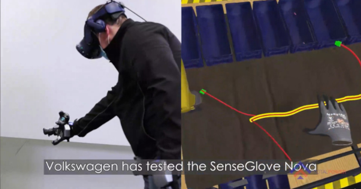 Volkswagen utiliza SenseGlove Nova para Treinamento